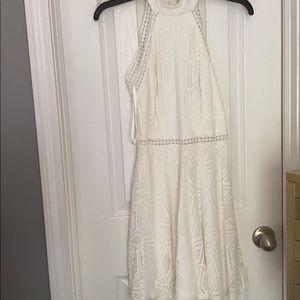 White detailed dress